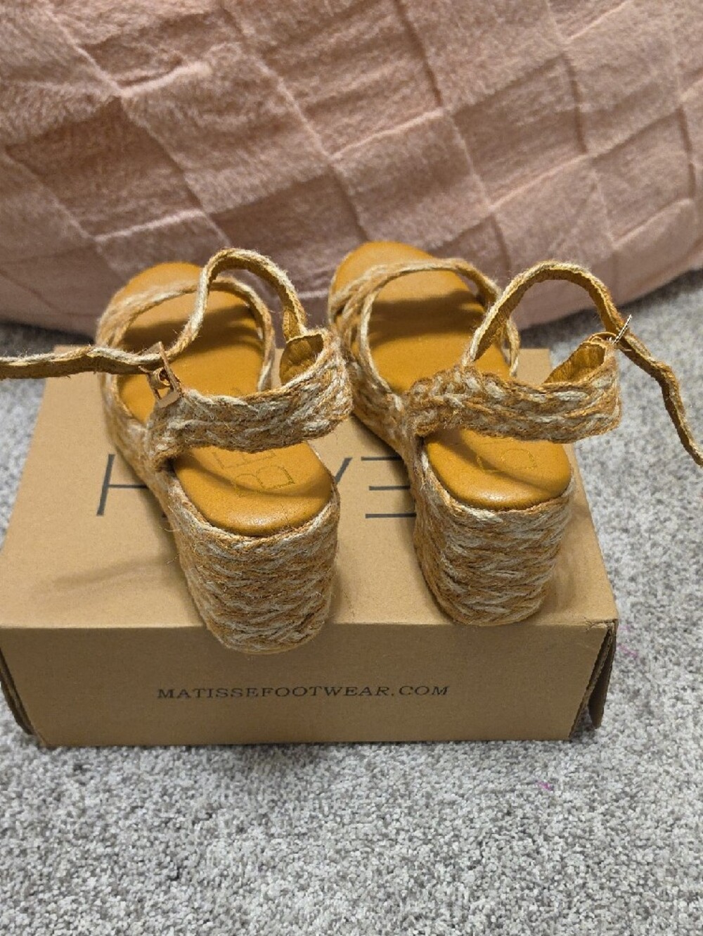 Beach By Matisse Mykonos Braided Platform Sandals size 7 - Picture 3 of 10
